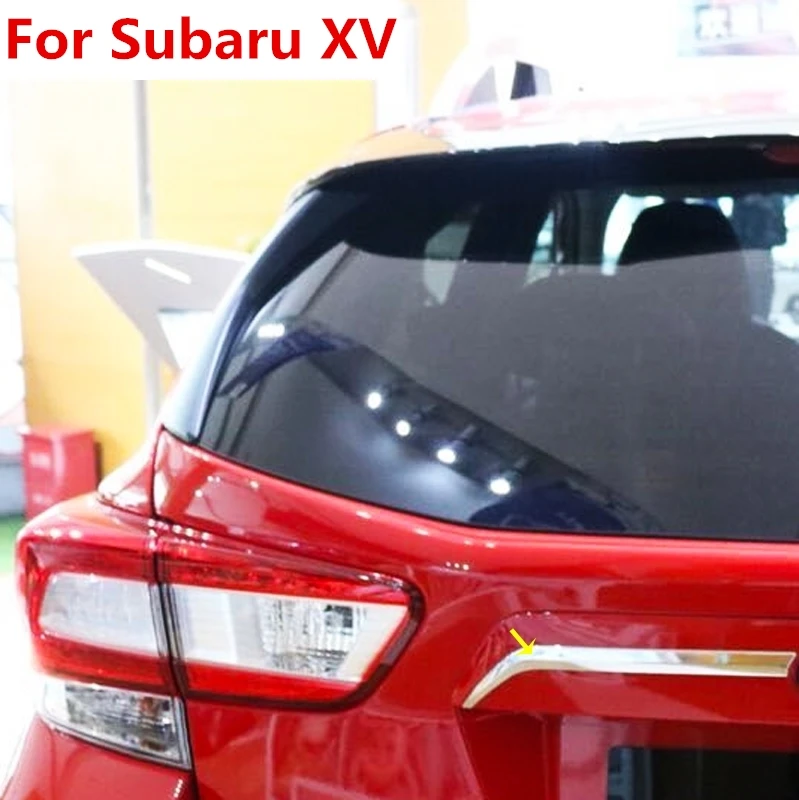 Подходит для Subaru, автомобильные аксессуары, брелок для автомобиля Subaru XV 5 дверей ABS хромированная крышка задней крышки багажника аксессуары снаружи 2 шт