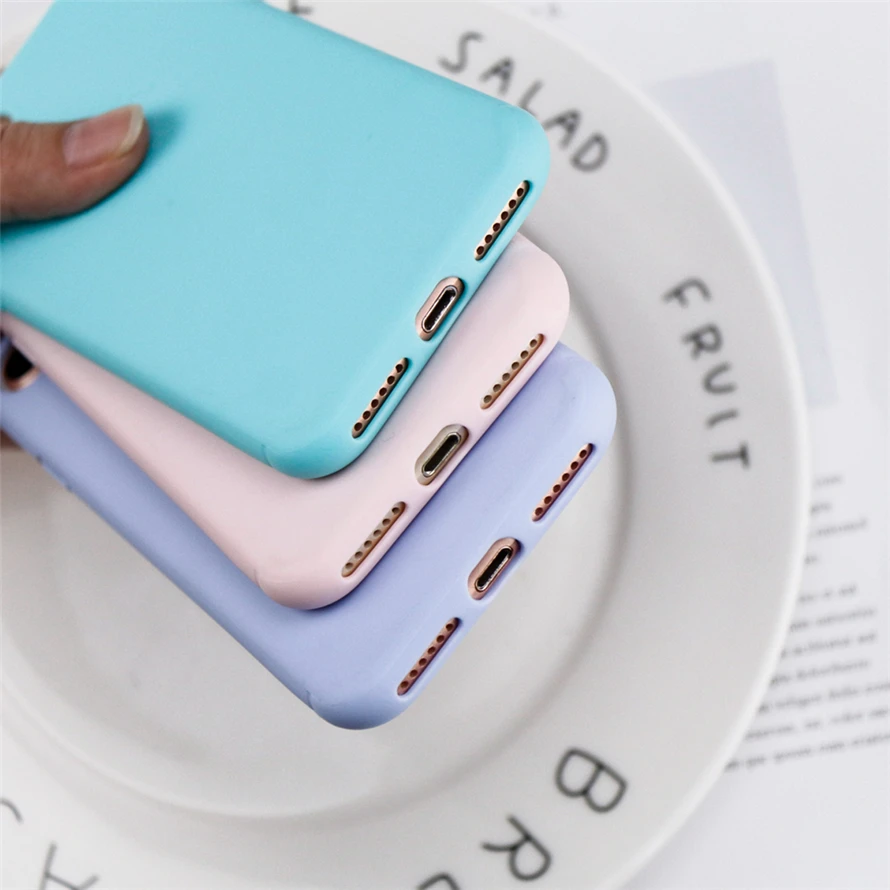 Роскошный оригинальный Мягкий ТПУ силиконовый чехол для iPhone 6 6S 7 8 Plus X 10 6s милый