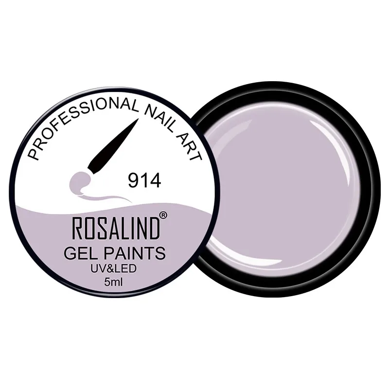 RF914 ROSALIND, 5 мл, Гель-лак для рисования, лак для ногтей, полуперманентный УФ-Гибридный грунт для ногтей, сделай сам, 142 цветов, Гель-лак для ногтей - Цвет: RF914