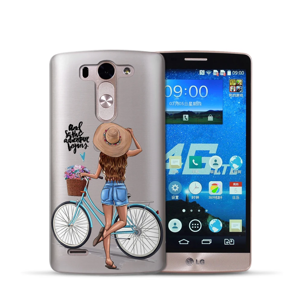 Милый Модный чехол для девочек LG Q6 G6 X Power 2 K8 K10 2017 XScreen G4 G5 Q8 K7 телефона s Etui чехлы