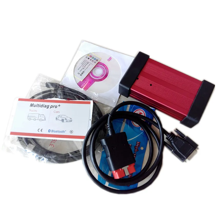 Новое поступление одиночный PCB Multidiag MVDiag 2016R1+ Keygen Bluetooth TCS Pro OBD2 диагностический сканер инструмент для автомобилей/грузовиков