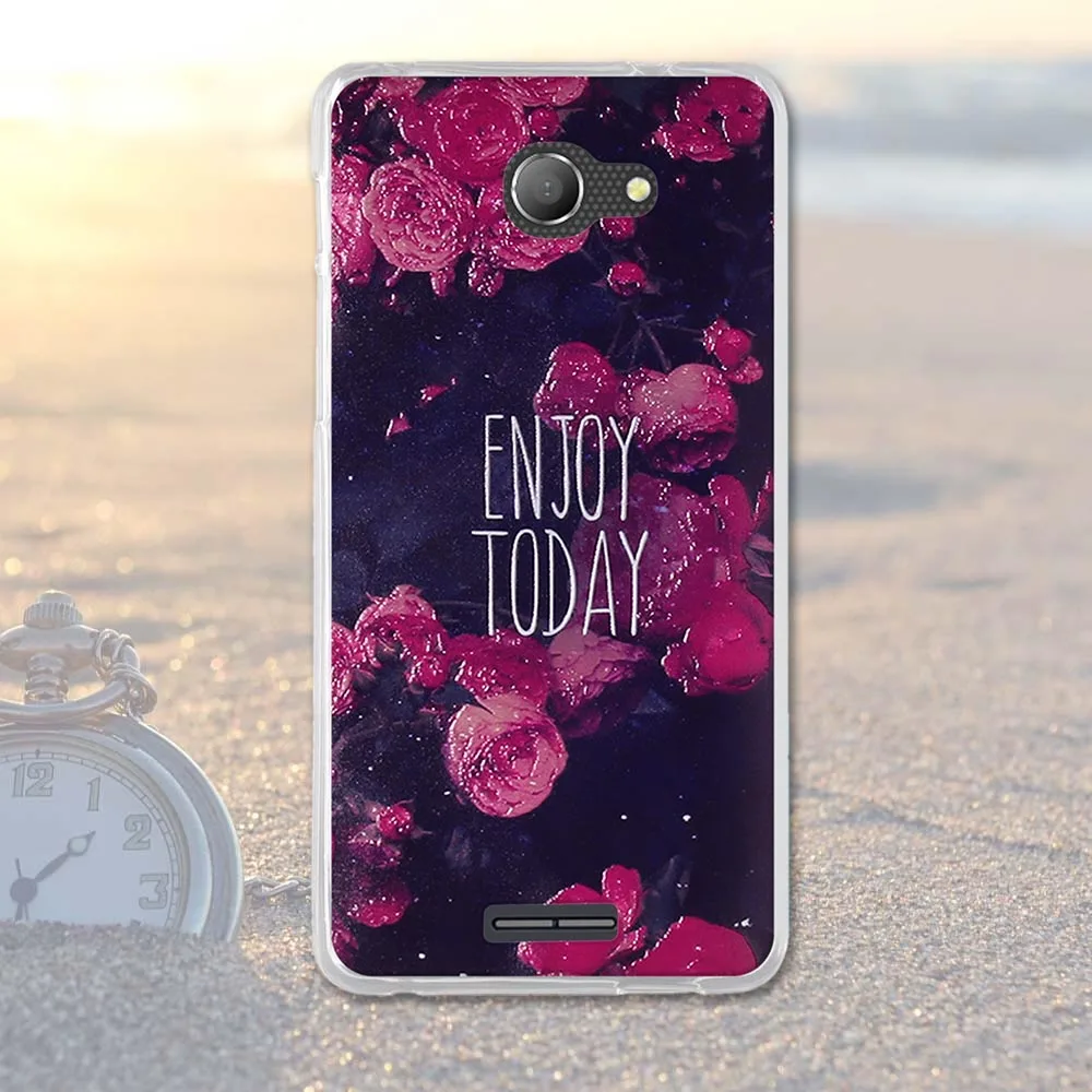 Для Alcatel Flash Plus 2 Чехол 5 "Новый Мягкий ТПУ гелевый Coque для защитный чехол задней