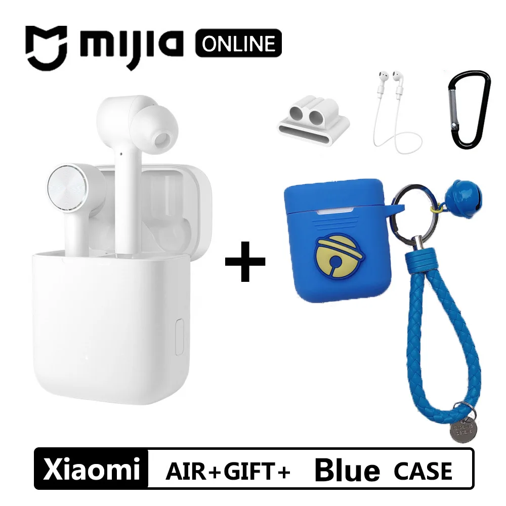 air with gift Xiaomi Airdots Pro Bluetooth наушники Air TWS гарнитура истинный беспроводной стерео смарт сенсорный ANC автоматическая пауза кран управление спортивные наушники - Цвет: air with gift