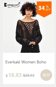 Everkaki, женская блузка в стиле бохо, модная, хлопок, цветочный принт, рукав-фонарик, топы, богемный стиль, v-образный вырез, шнуровка, блузки для женщин, весна