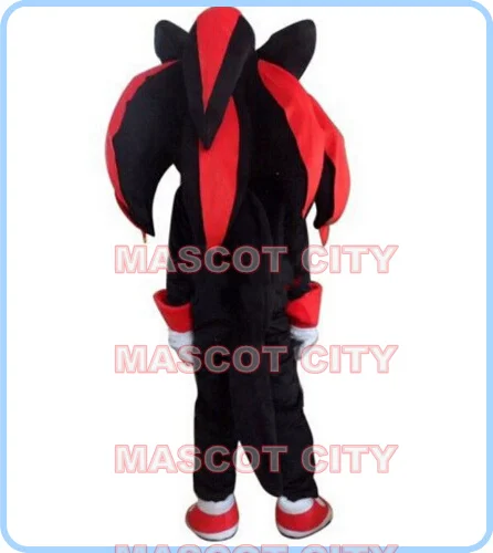 Талисман черный костюм ежика талисман взрослый размер искусственный аниме