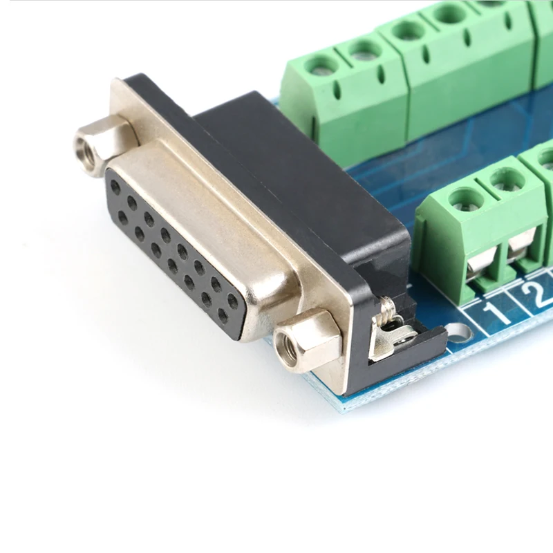 DB15 D-SUB VGA 15pin Female Male Adapter Jack Terminal Breakout PCB Board |