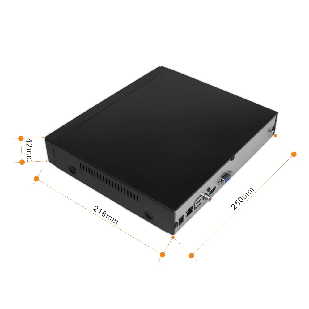 Сетевой видеорегистратор SVNVR 4CH 8CH 2MP H.265 с поддержкой жесткого диска 1x10TB выходом
