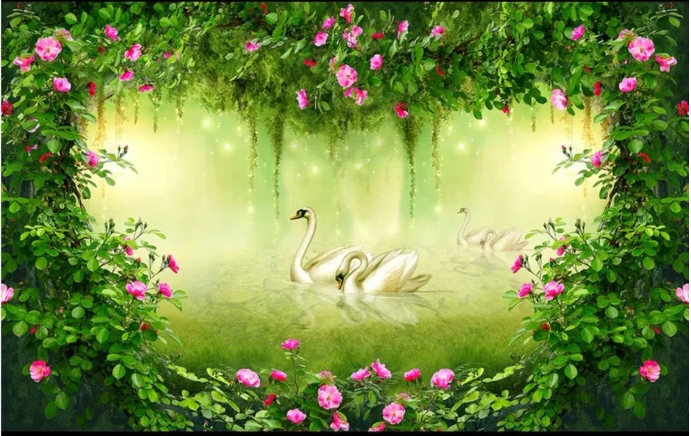 Пользовательские фото обои для стен 3 d фрески мультфильм детская комната росписи