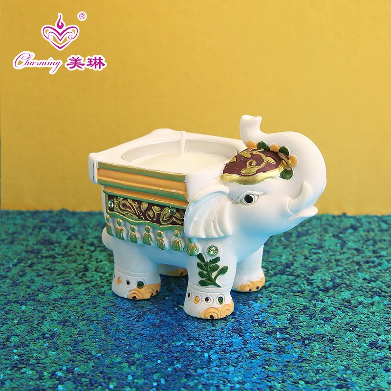 Креативный подсвечник для чая с благоприятным слоном фотоподсвечник свадебного