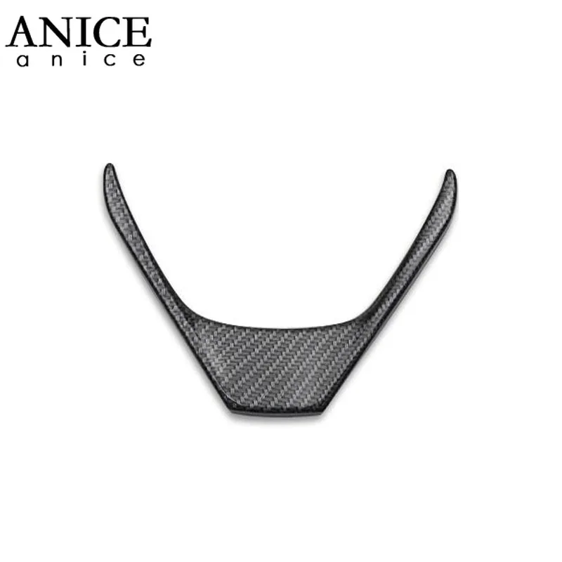 Carbon fiber color ABS Steering Wheel Frame Decorator Cover trim fit For toyota corolla Auris