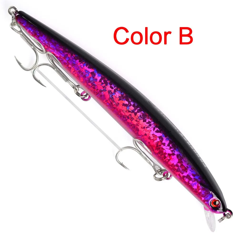 1 шт. рыболовные приманки пластиковые жесткие басовые 10 видов цветов блесна