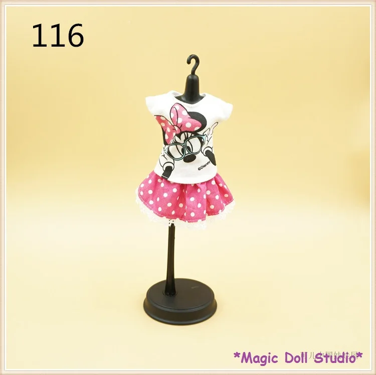 [MG105] Лидер продаж Neoblythe doll clothes # Miki топ и розовая юбка Комплект для blyth 12 дюймов