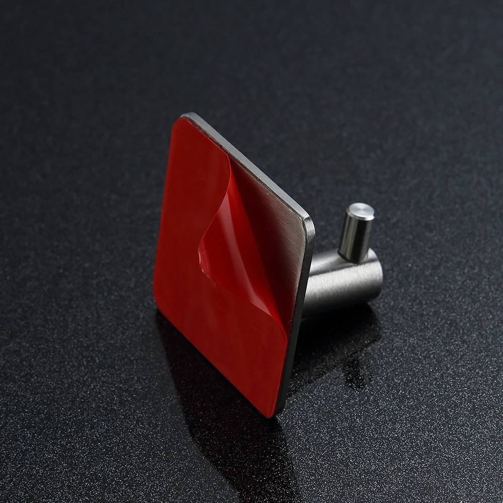 Настенная вешалка для одежды шляп полка с сильным клеем крючок из нержавеющей