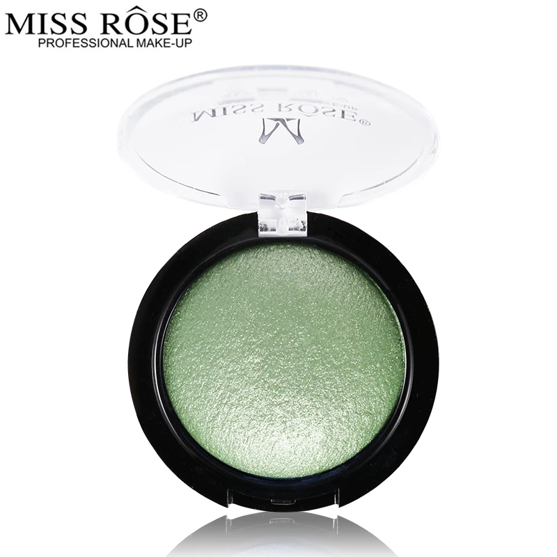 Палитра запеченных теней Miss Rose профессиональный макияж для глаз Мерцающие