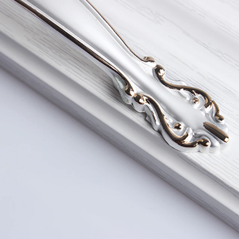 Feng Ye ручки шкафа в европейском стиле дверные и цвета слоновой кости Серебряный