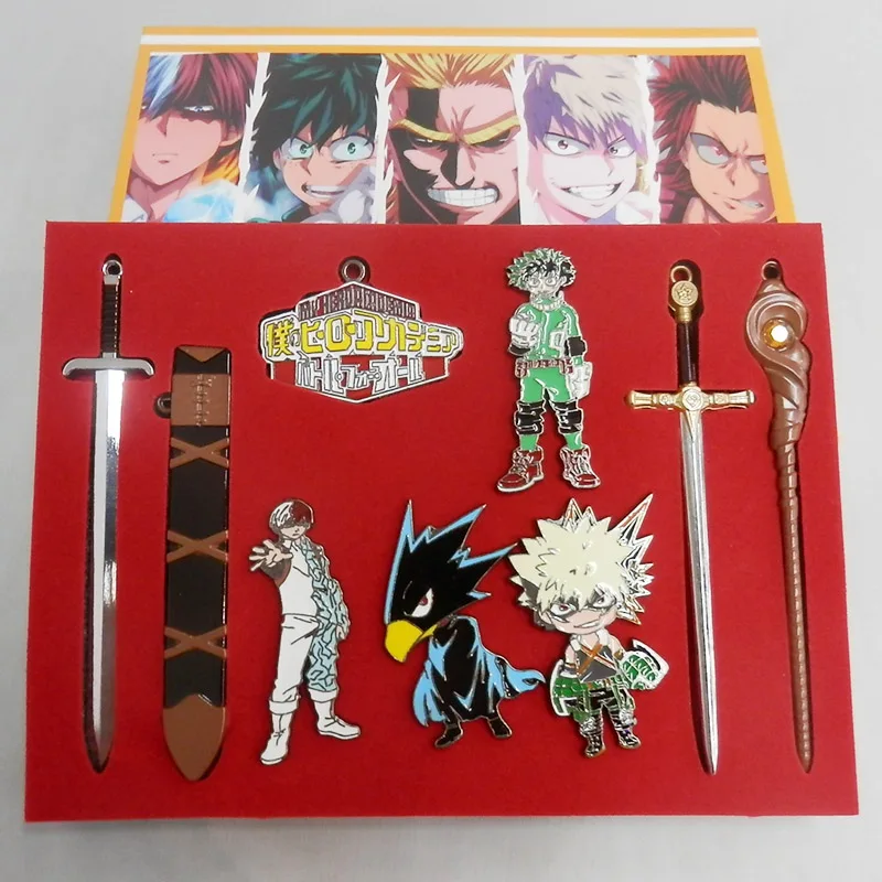 Японское аниме Моя геройская Академия косплей ожерелье брошь брелок модный