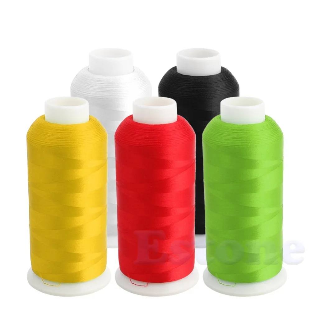 5000 м конусы бобины вышивка стеганая полиэфирная нить линия для швейной