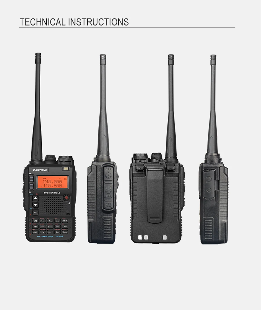 2 шт) Zastone UV-8DR 5 Вт Мини Радио VHF/UHF 136-174 МГц 400-520 МГц рация CB Ham Радио 128 канал двухстороннее радио telsiz