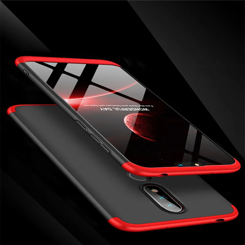 For Nokia 6.1 Plus phone case luxury X6 2018 protective TA-1099 full Anti-shock Back cover |