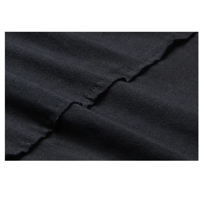 Женское платье с коротким рукавом Almoda повседневное черное в стиле пэчворк лето