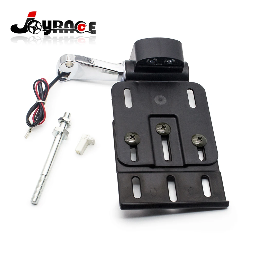 Мотоцикл складной светодиодный Боковое крепление Кронштейн номерного знака