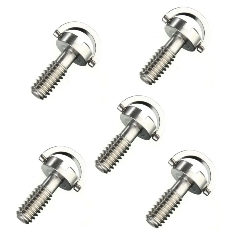 Top Deals 5x 1/4&quot Tripod Screw Thread Quick Change Camera Ring-Screw Silver | Электроника