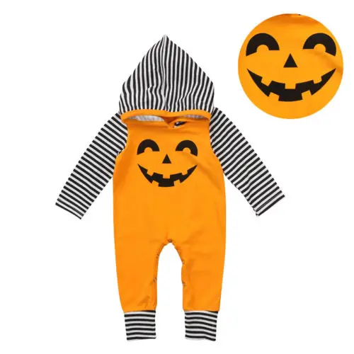 Emmababy новый милый подарок на Хэллоуин для новорожденных с капюшоном длинным
