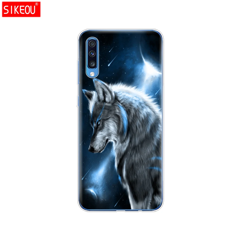 For Samsung A70 Case Soft TPU Phone Back Cover For Samsung Galaxy A70 silicon Cases Coque Capa A 70 A705 A705F bumper Cat - Цвет: 12057