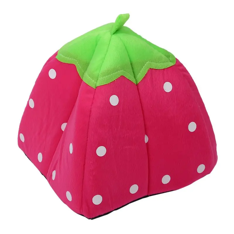 Мягкая губка для домашних питомцев в виде клубники собаки кошки|Дома конуры и