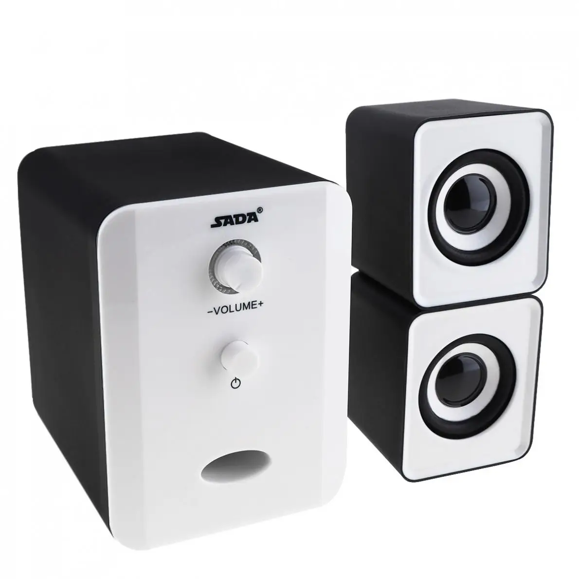 Фирменная Мини Проводная портативная комбинированная Колонка SADA компьютерная 2 1