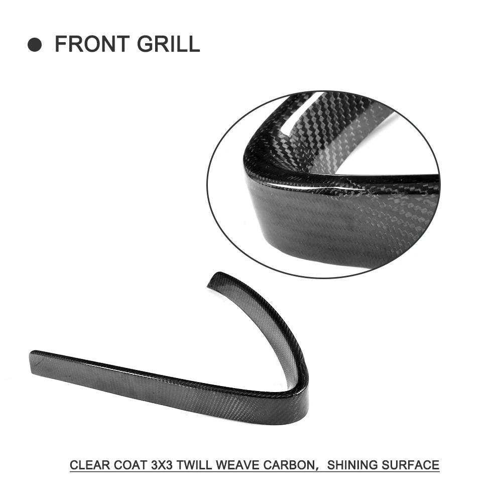 Передняя решетчатая рамка из углеродного волокна для Alfa Romeo Giulia Base Sport