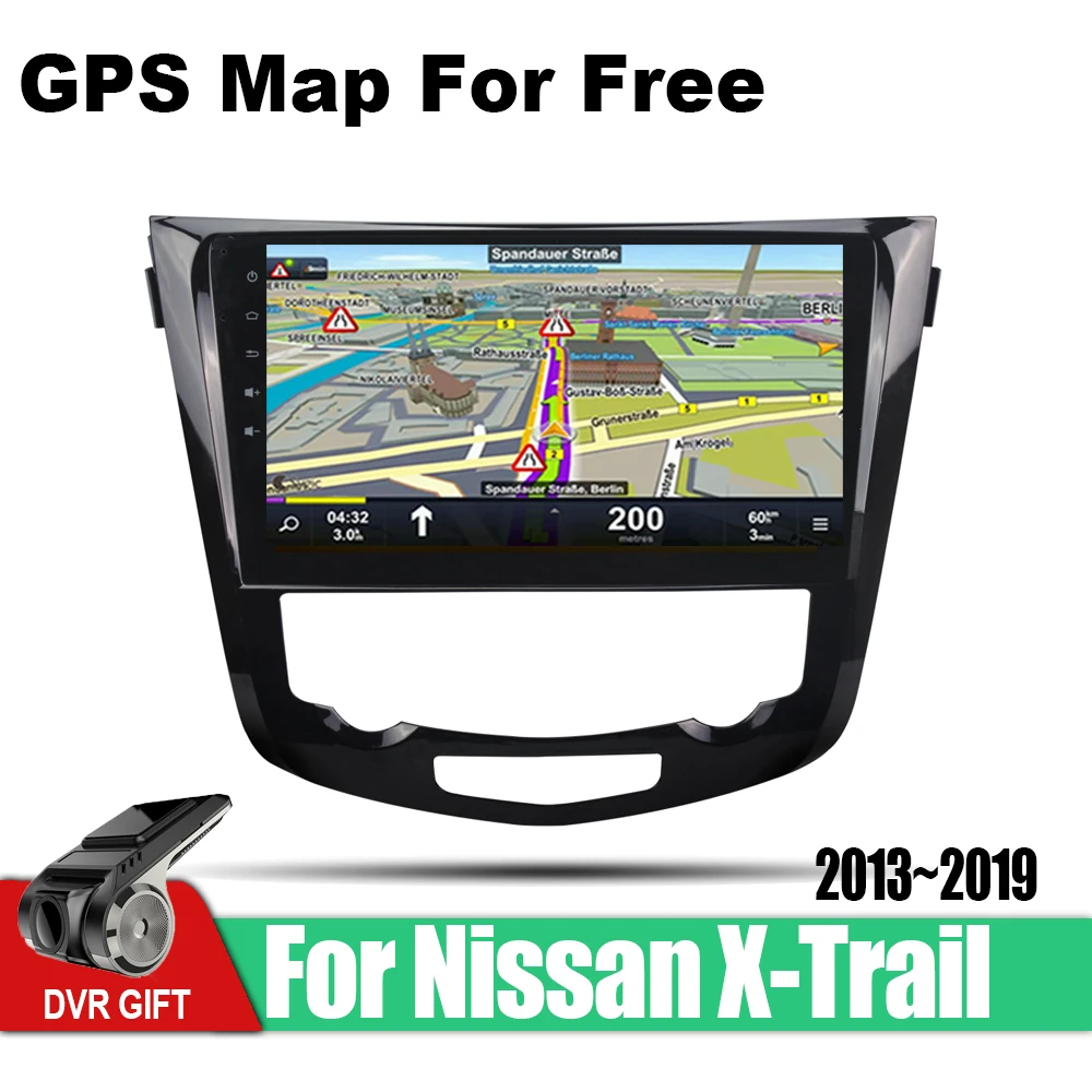 Автомобильный мультимедийный плеер ZaiXi Android GPS для Nissan X Trail 2013 ~ 2019 автомобильная