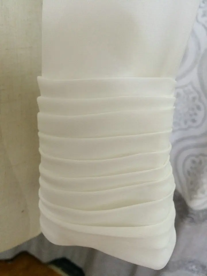 Кружевное болеро с длинными рукавами шаль и накидка из шифона белый цвет