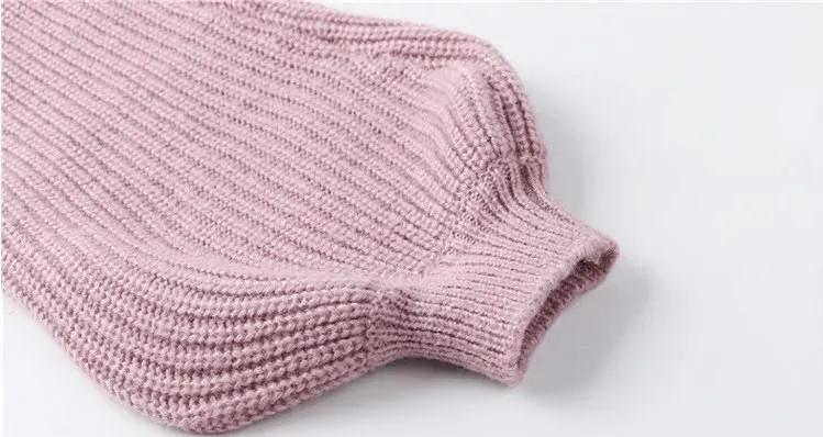 2018 New Women Sweater V-Neck Solid Color Casual Loose Ladies Knitted Pullover Jumper Spring Autumnn Winter | Женская одежда