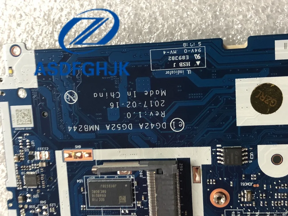 Для Lenovo xiaoxin 5000 Материнская плата ноутбука i5-7200U DG42A DG52A NMB244 Бесплатная доставка |