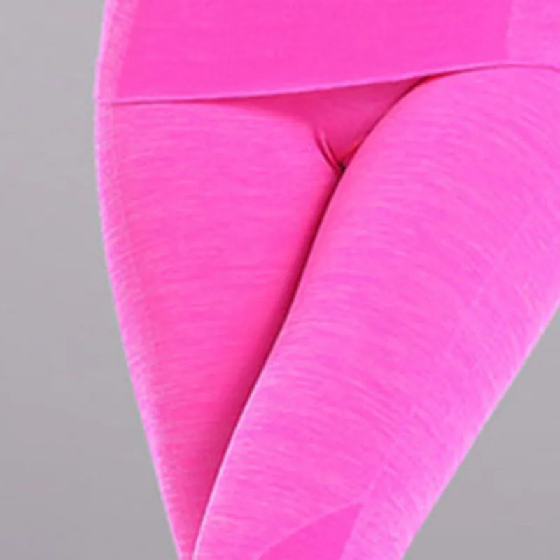 Women Yoga Outdoor Wicking Quick-drying Tenths Pants Breathable Flexible Elasticity Aerobics Force Exercise Female Sports Pant | Спорт и