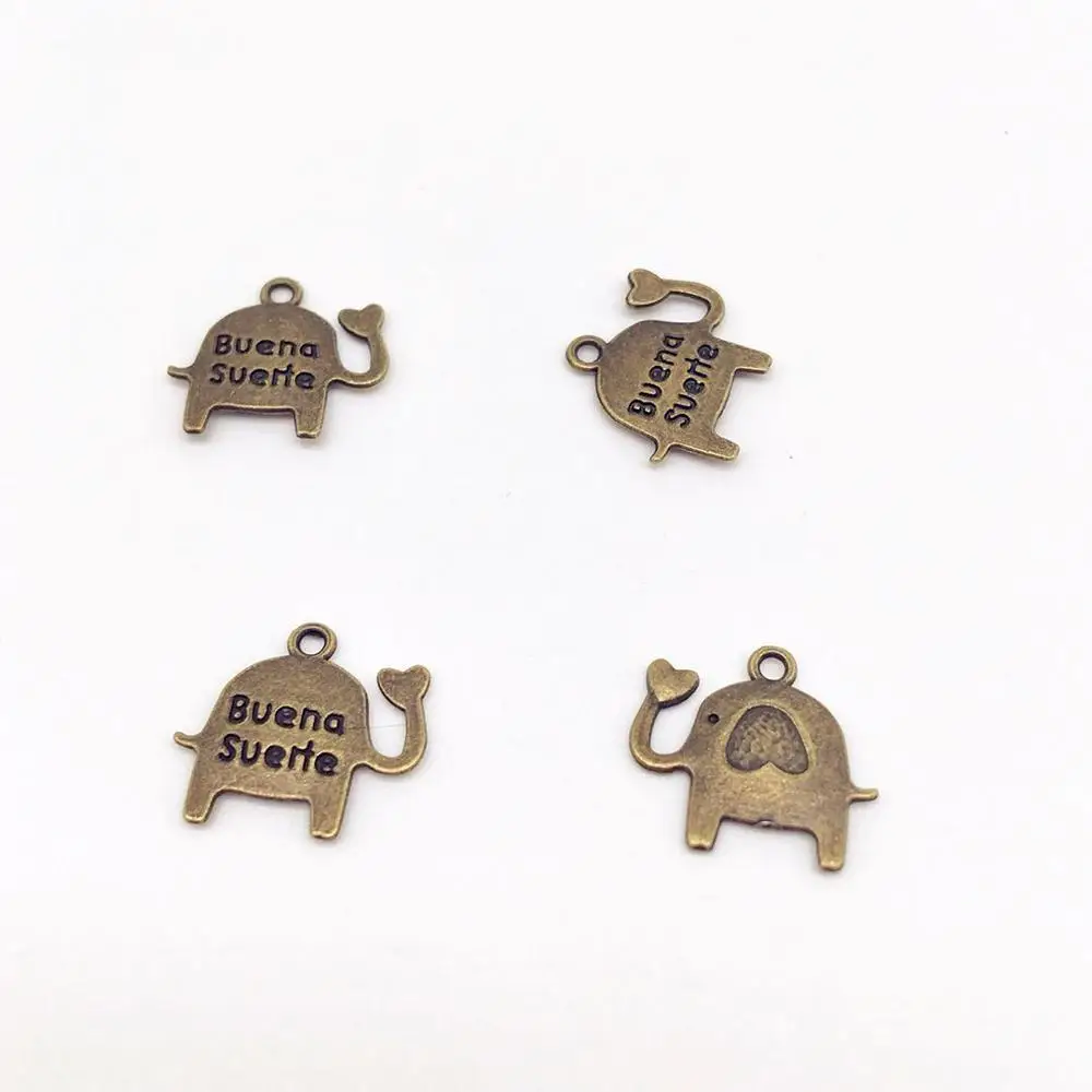 22 шт. металлические подвески в виде слона | Украшения и аксессуары
