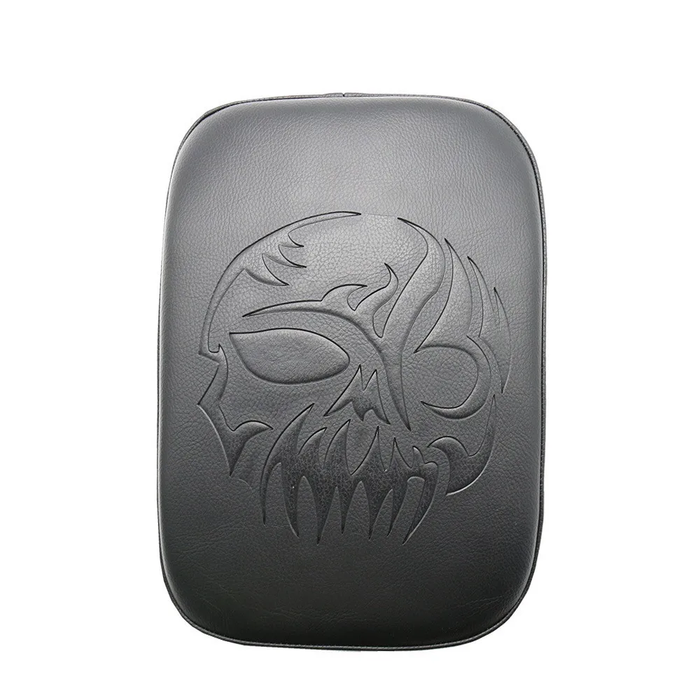 Skulls стиль мотоцикл Задняя Пассажирская подушка подседельник присоски для