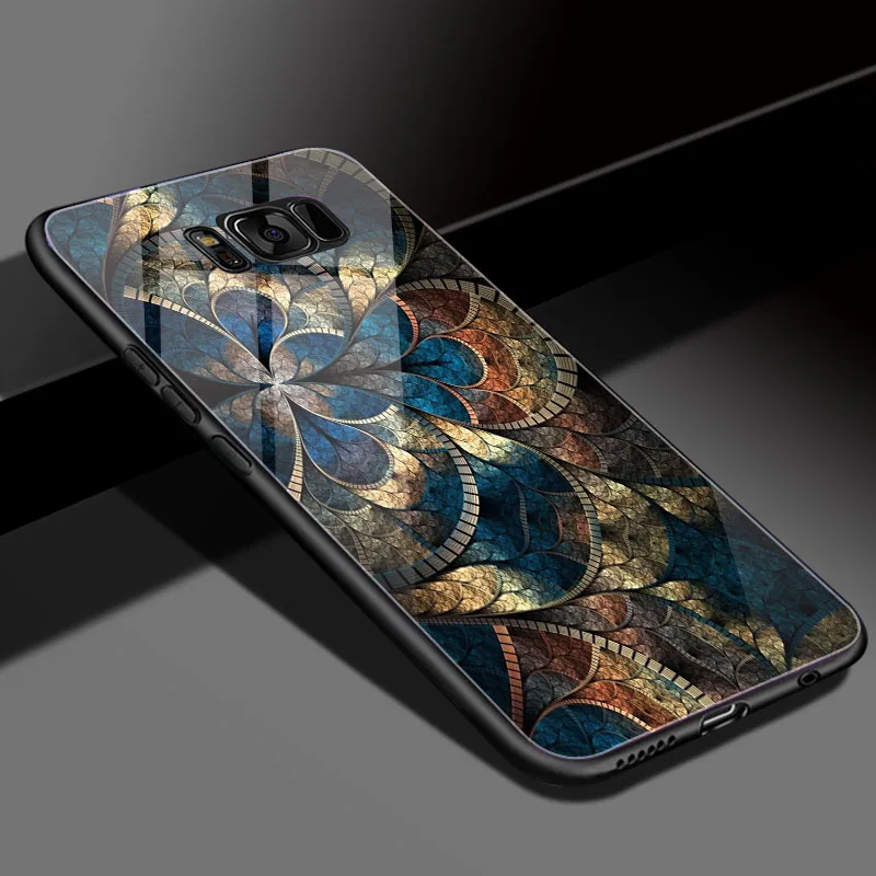 DIY фото по индивидуальному заказу чехол для телефона для samsung Galaxy S8 S9 закаленное Стекло чехол samsung Galaxy A6 A6Plus A7 j3 J5 J7 j530
