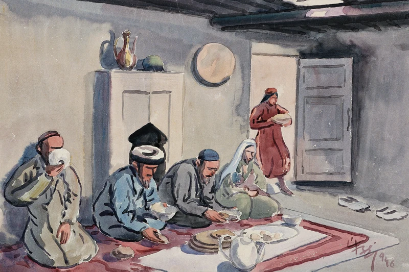 Пейзаж холст принты ландшафт современный китайский художник шедевр плакат