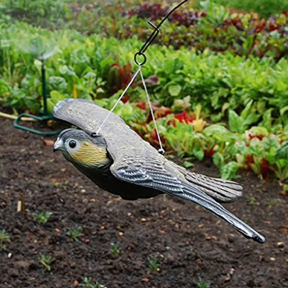 1 шт. похожая на настоящую летящей птицы ястреб приманка в виде голубя вредителей