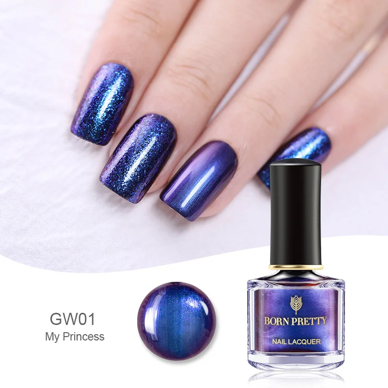 BP-GW01 BORN PRETTY Magic лак для ногтей, цыганский лак для ногтей, серия воды, Блестящие Блестки для ногтей, лак для ногтей - Цвет: BP-GW01