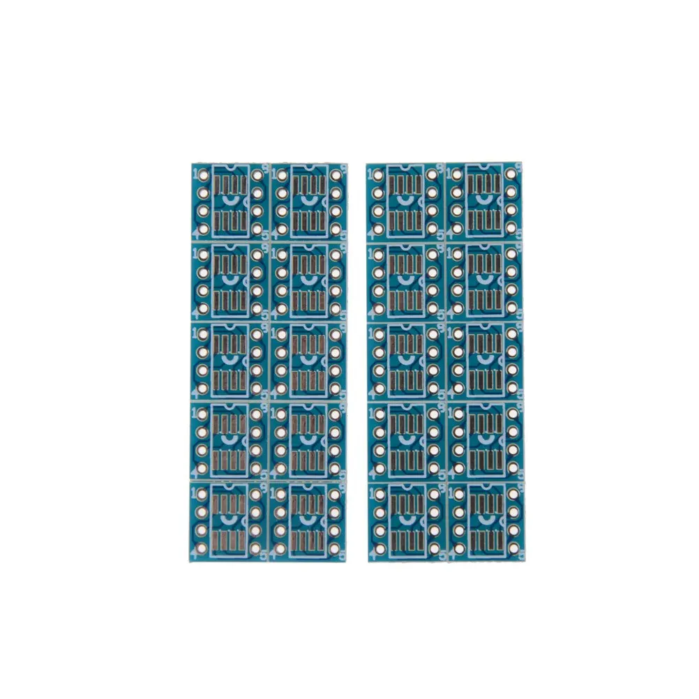 Новое поступление 20 шт./лот набор печатных плат SOP8 SO8 SOIC8 TSSOP8 MSOP8 К DIP8 адаптер