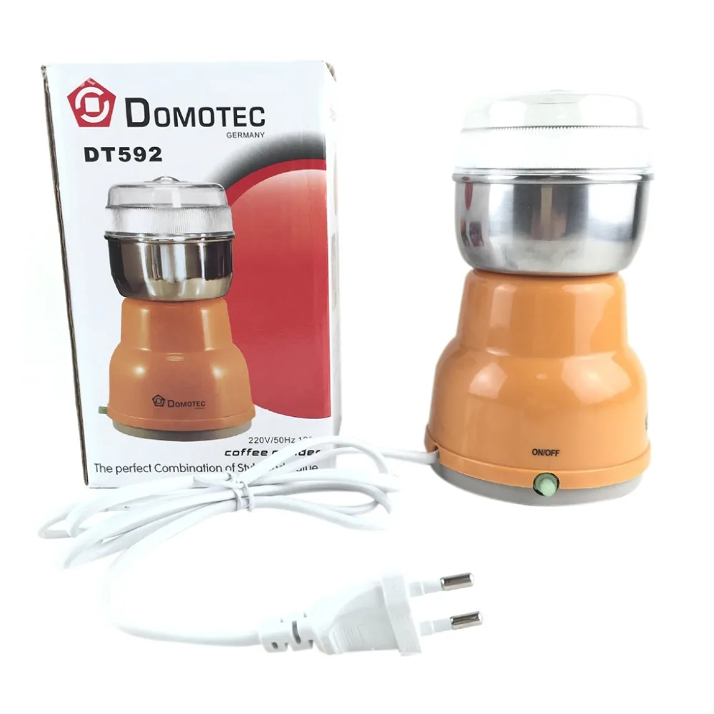 Электрическая многофункциональная кофемолка из нержавеющей стали с вилкой