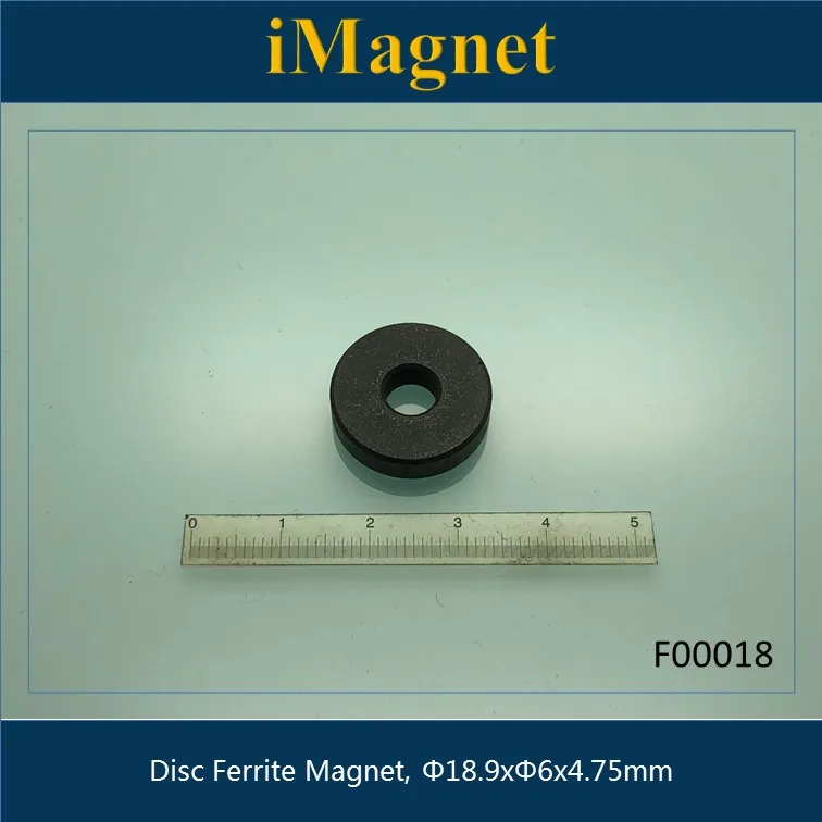 F00018 5 шт./лот дисковый ферритовый магнит d18.9xd6x4.75 мм изготовленный на заказ
