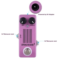 mosky mp 51 spring reverb mini single guitar effect pedal true bypass guitar parts accessories drop shipping wholesale welcome