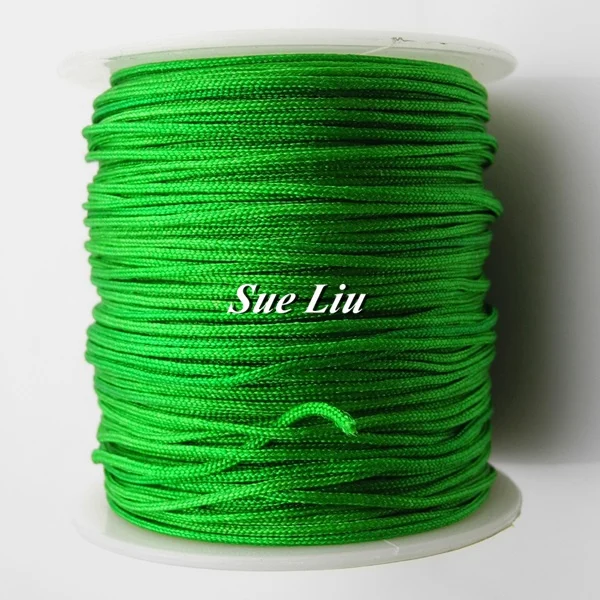 Irish Green LS233 1,5 мм 37-Цвет украшения в виде китайского узелка Бисер нейлоновый шнур NCN15-50yds/катушка - Цвет: Irish Green LS233