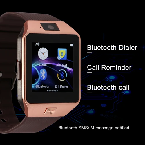 mens sports smartwatch dz09 android phone call bluetooth smart watch relogio 2g gsm sim tf card camera for phone pk gt08 a1 free global shipping