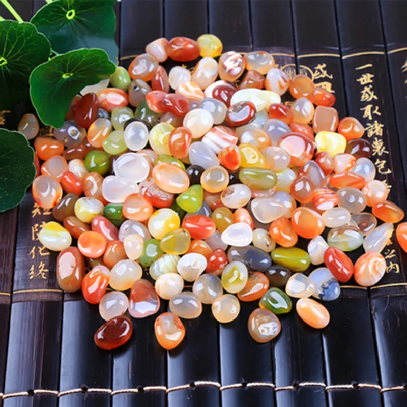 

ZOCDOU 500 г гладкий камень 1 см маленькие речные камни Пьедра галька аквариум ферма орнамент красочный сад цветок диск Китай кварц