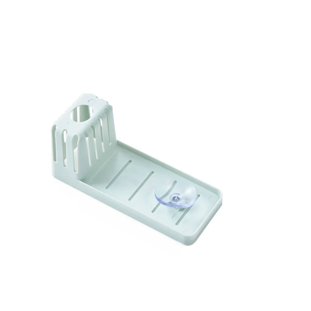 Kitchen Sponge Drain Holder Suction Cup Sink Shelf Soap Sucker Storage Rack Basket Wash Cloth Or Toilet Soap Shelf Storage Shelf